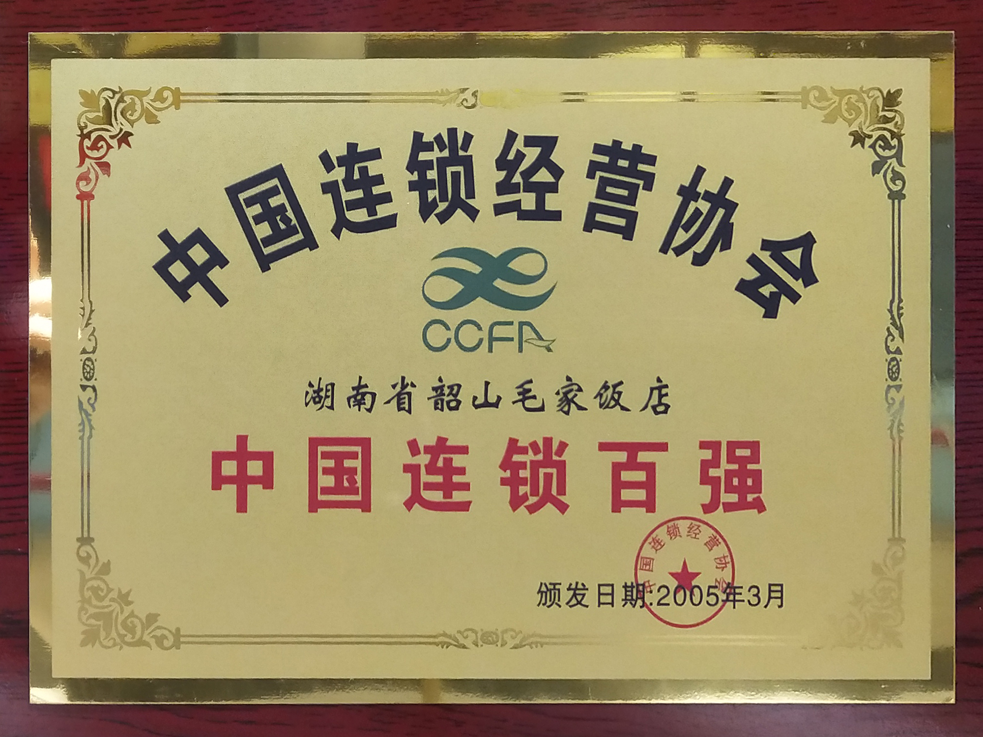 2005年度中國連鎖百強